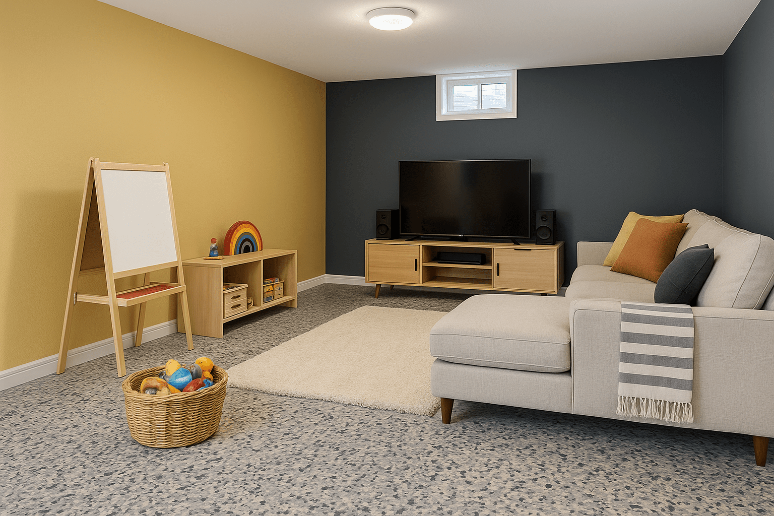 alt="Terrazzo-look floor Denali by B-Protek"