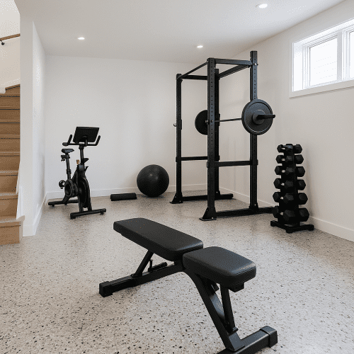 alt="Decorative terrazzo-look floor - Terrazzo effect – B.Protek"